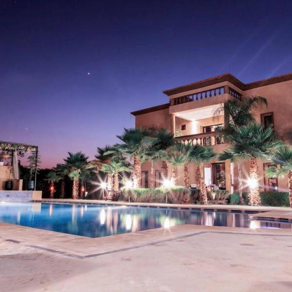 Luxury heated pool Villa Marrakech