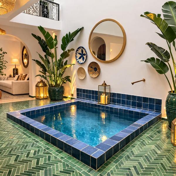Riad Kechmya privatisé - 5 suites, au cœur de la Médina de Marrakech