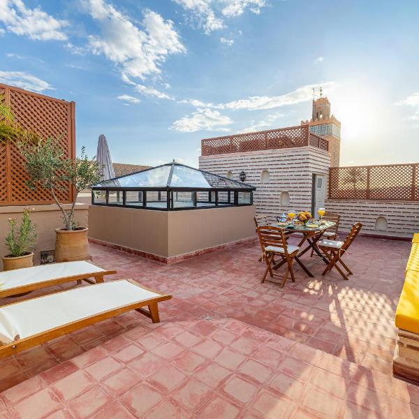 Riad Mimouna - Rooftop view & Breakfast option - 4 Rooms - Fully private- Best location
