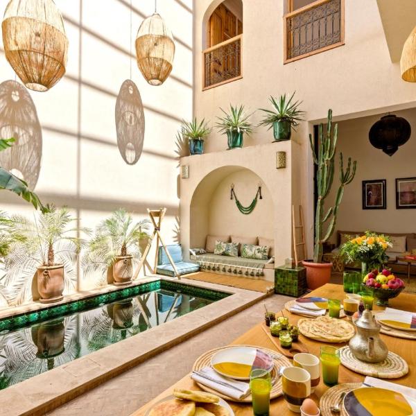 Riad MacasaKech - Piscine - Petit déjeuner - Médina